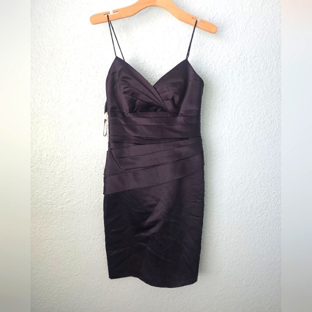 Alfred Angelo cocktail dress strappy little black dress new with tags size 6